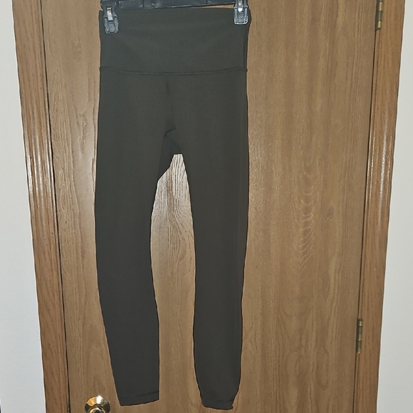 Lululemon Athletica Olive Green Leggings - Picture 1 of 5